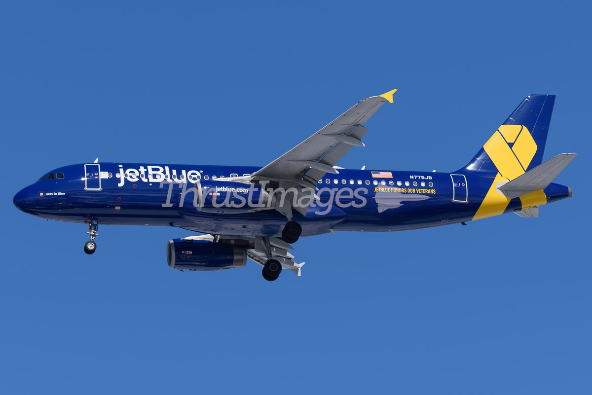 Airbus A320-232 N775JB (cn 3800) "Vets in Blue"